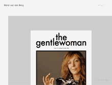 Tablet Screenshot of merelvandenberg.com